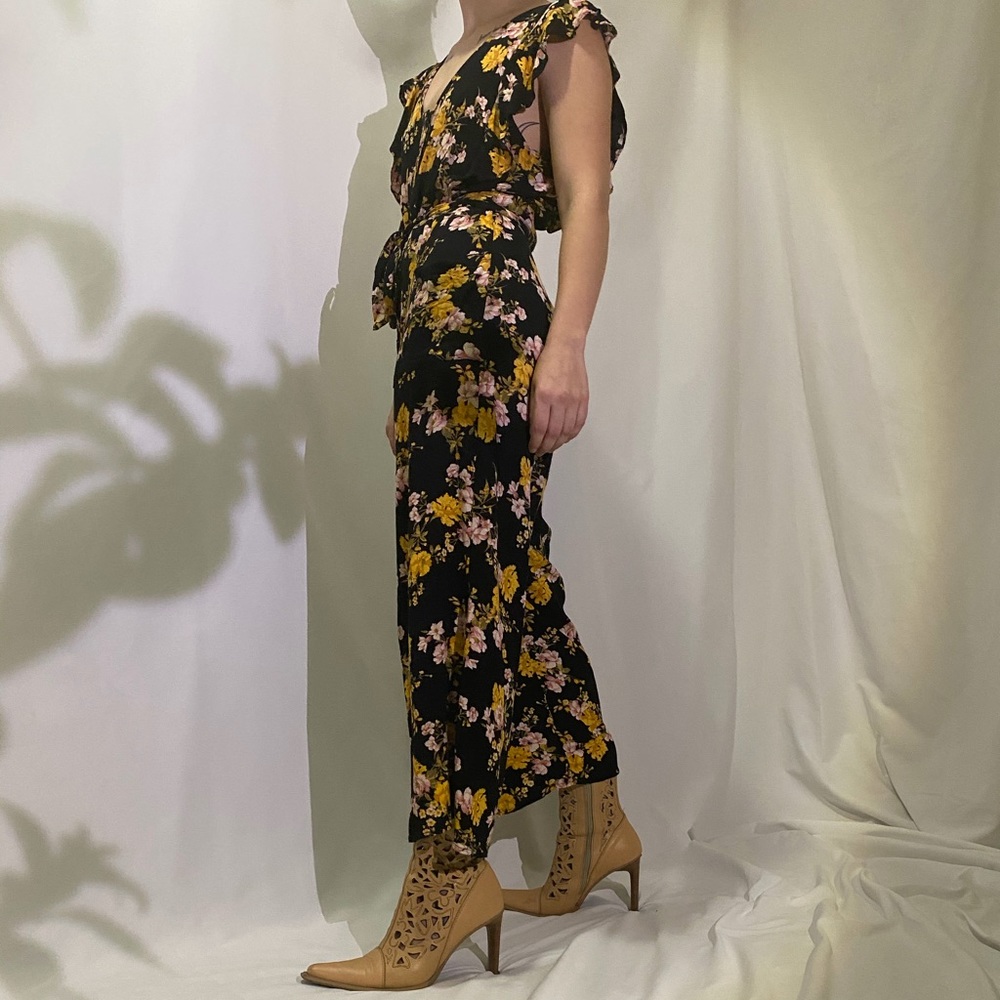 Floral printed jumper